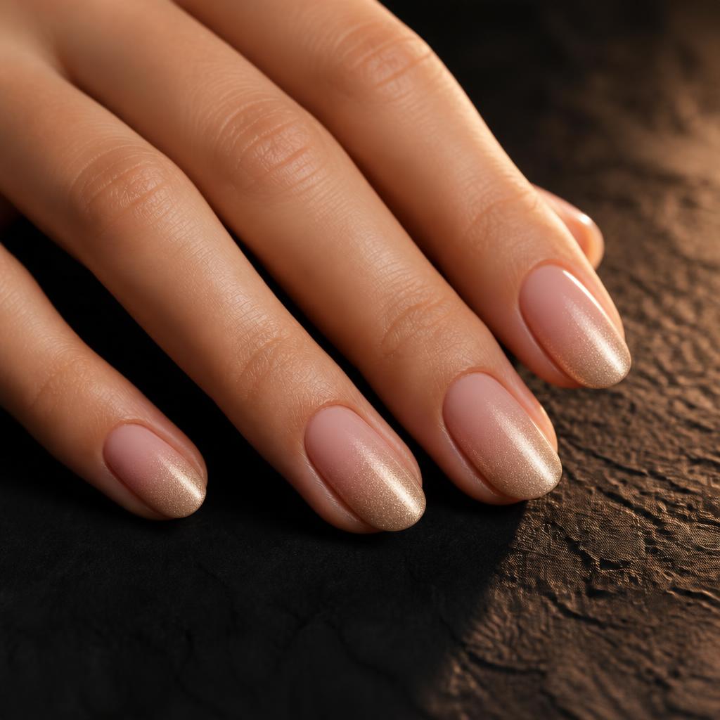 Manicura rusa con degradado